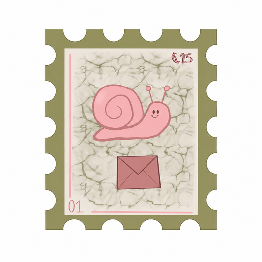 Snail Mail Postage Sticker