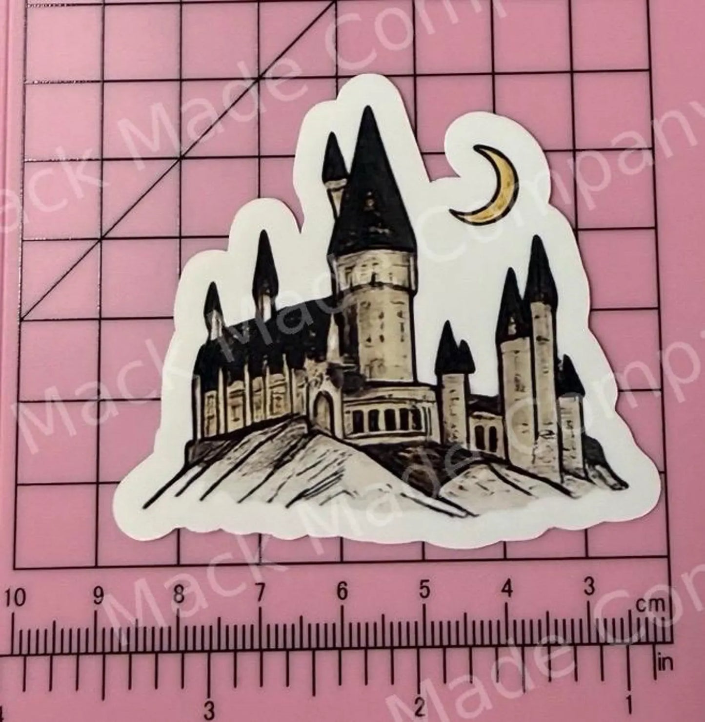 The Chosen One Vinyl Stickers Pack: Magical Castle, Golden Winged Ball, Glasses, Wand