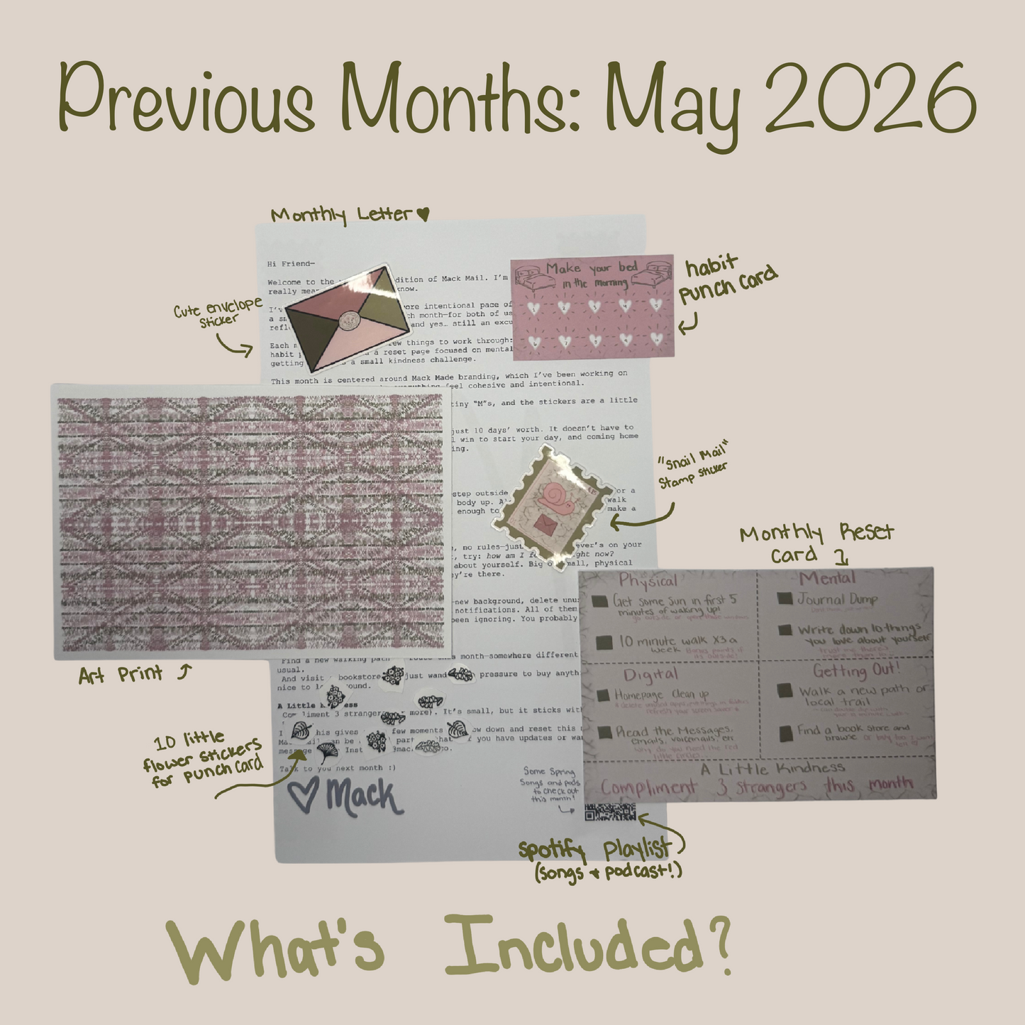 Mack Mail Monthly Subscription