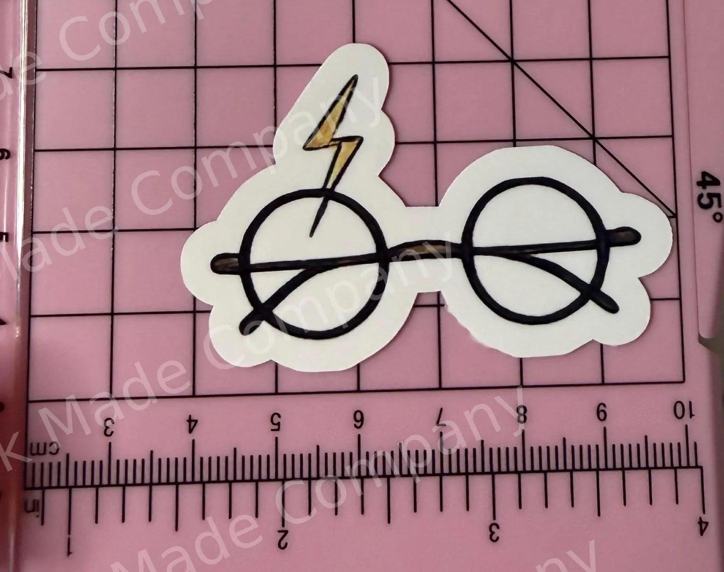 The Chosen One Vinyl Stickers Pack: Magical Castle, Golden Winged Ball, Glasses, Wand